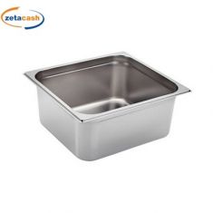 BACINELLA GASTRONORM IN ACCIAIO INOX GN 2 3 H15CM