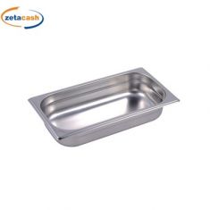 BACINELLA GASTRONORM IN ACCIAIO INOX GN 1 3 H6CM