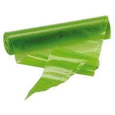 SACCHETTI 100 PZ DECORO USA E GETTA VERDE CM 55