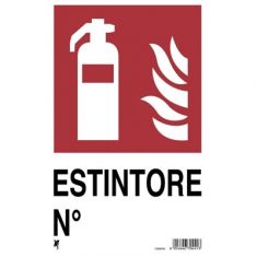 CARTELLO ESTINTORE N.
