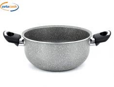 CASSERUOLA CON 2 MANICI DAMA INDUZIONE CM. 22