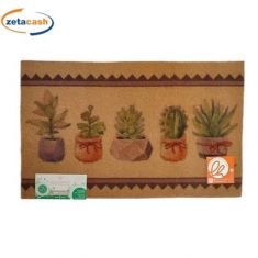 ZERBINO ECO COCCO FONDO ANTISCIVOLO TPR 40X65 CM ASS