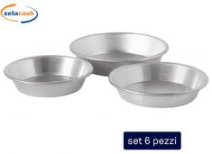 FORMINE BOCCONOTTO 6 PEZZI IN ALLUMINIO DIAM 8