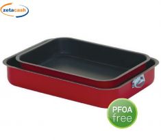 LASAGNERA 2 PEZZI ANTIADERENTE IN ALLUMINIO CM 25 35