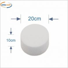 BASE TONDA IN POLISTIROLO DIAM 20 X H 10 CM