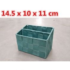 CONTENITORE IN TESSUTO PORTA OGGETTI RETTANGOL CM 15X 10X 11