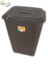 PORTABIANCHERIA RATTAN WENGE