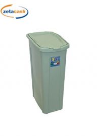 PORTABIANCHERIA MARGHERITA SLIM VERDE ACQUAMARINA 35 LITRI