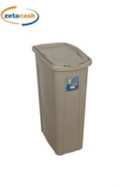 PORTABIANCHERIA MARGHERITA SLIM SABBIA 35 LITRI