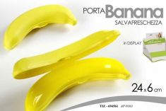 PORTA BANANA GIALLO IN PLASTICA