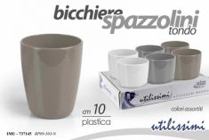 PORTA SPAZZOLINO IN PLASTICA CM 10