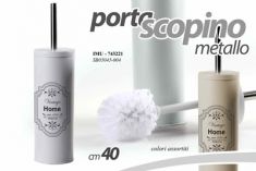 PORTA SCOPINO METALLO D 10 X H40 CM ASS