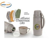 THERMOS LILLO IN PLASTICA 750ML COL ASS