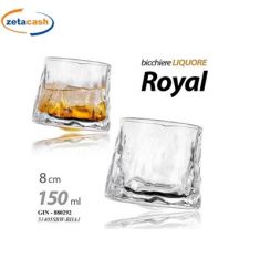 BICCHIERE LIQUORE BILICO ROYAL VETRO TRASP 150ML