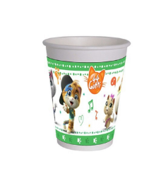 BICCHIERI IN PLASTICA 8 PEZZI 44 GATTI