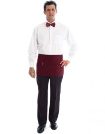 GREMBIULE PUB CM 35X75 CON TASCA GESSATO BORDEAUX