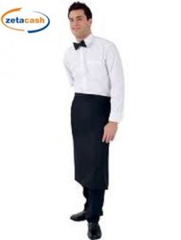 GREMBIULE ROBY 90X75 SENZA PETTOLINA NERO SPIGATO