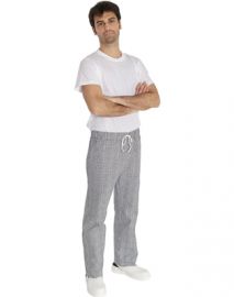 PANTALONE CON COULISSE RIGHE E QUADRI TG XXL