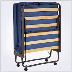 BRANDINA PIEGHEVOLE 1 POSTO CON MATERASSO 4 GAMBE