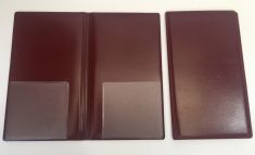 RENDIRESTO IN PELLE RIGIDA CON 2 ASOLE BORDEAUX