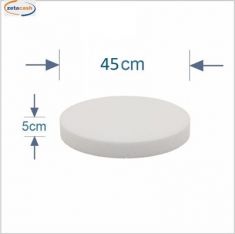 BASE PER TORTE IN POLISTIROLO D45 X H5 CM