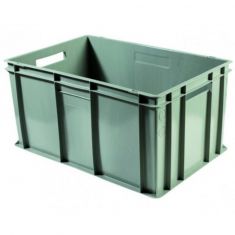 CONTENITORE GRIGIO SOVRAPPONIBILE CM. 60X40X H. 32