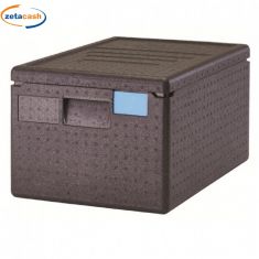 CONTENITORE TERMICO NERO POLISTIROLO CM 60X40X30