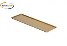 VASSOIO PASTICCERIA VETRINA 60X10X1CM ORO