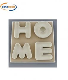 ANTIPASTIERA LEGNO CON CIOTOLINE LETTERA HOME BIANCO TORTORA