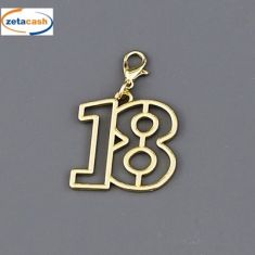 CIONDOLO 18 ANNI ORO CM 3