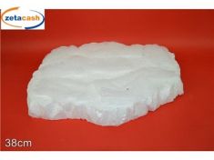 BASE PER ALBERO DECORATIVA BIANCA GLITTER EFF NEVE 28X26X5