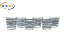 BICCHIERI ACQUA 6PEZZI VETRO SESTRIER FASCE NAIF GRIGIO 25CL