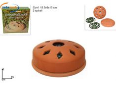 COCCIO CON DUE SPIRALI PROFUMATORE DIAM CM 15