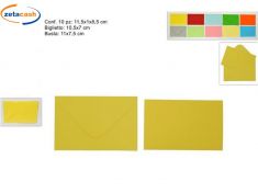 BIGLIETTI AUGURI 10 PEZZI CON BUSTE