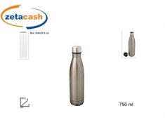 BORRACCIA TERMICA IN ALLUMINIO 750 ML ARGENTO