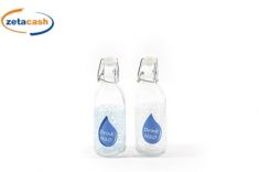 BOTTIGLIA IN VETRO 500ML TAPPO ERMETICO DEC ASS