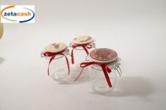 BARATTOLO POMEGRANATE VETRO CON TAPPO ERMETICO 700ML ASS