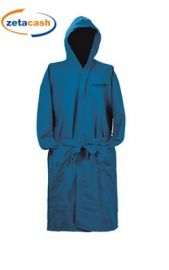 ACCAPPATOIO RAGAZZO CAPPUCCIO MICROFIBRA AZZURRO ASS