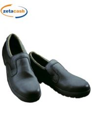 SCARPA DA UOMO SENZA LACCIO NERA CON PUNTALE TG 39