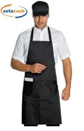 GREMBIULE PETTORINA CM 70X90 CON TASCA ARROTONDATA