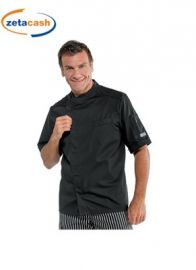 GIACCA CUOCO BILBAO MEZZA MANICA NERA TAGLIA M