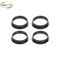 STAMPO CROSTATE 4 PZ TARTE RING ROUND D100 X H 20MM