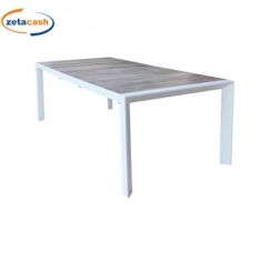 TAVOLO PORTLAND 175-235X100 ESTENDIBILE ALLUMINIO BIANCO
