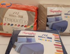 TRAPUNTINO MATRIMONIALE IRGE TINTA UNITA