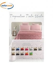 TRAPUNTINO 1 PIAZZA E MEZZA IRGE TINTA UNITA