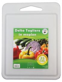 TAGLIERE BIANCO IN MOPLEN 35 X 25 CM