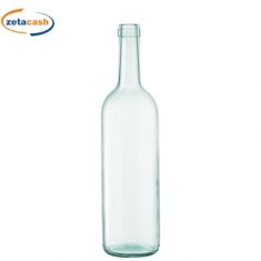 BOTTIGLIA BORDOLESE 750CC IN VETRO TRASPARENTE 20 PEZZI