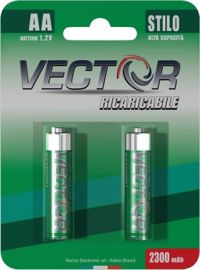 BLISTER PILE STILO AA RICARICABILE 2 PEZZI