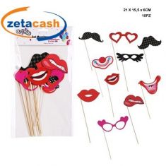 MASCHERE CM 21X15X6 CM 10 PEZZI