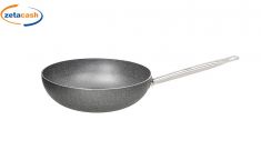 WOK DIAM 32 CM CON MANICO TOGNANA PER INDUZIONE
